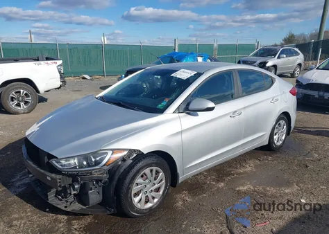 2018 Hyundai Elantra Se из США, поврежденный, VIN KMHD74LF2JU522445